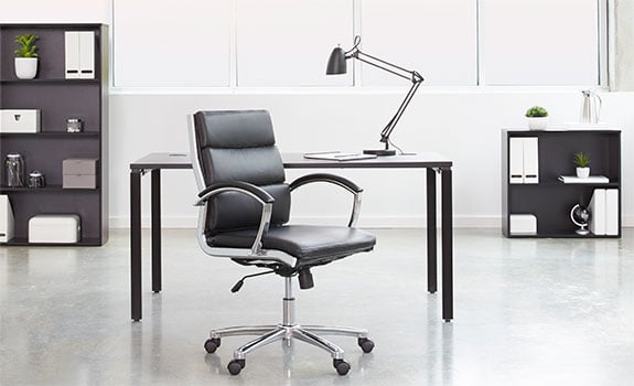 office desks and chairs