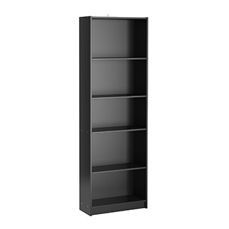 5 shelves