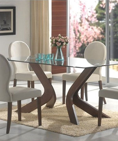 glass top tables