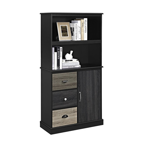 bookcases with doors