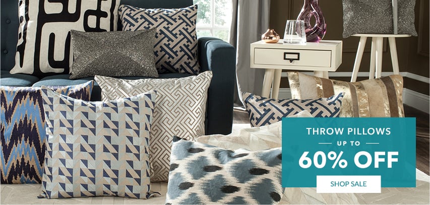 throw pillows