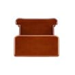 Linon Woodbury Wood Bed Steps with Storage in Brown