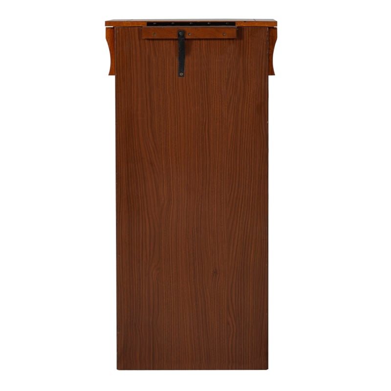 Linon Anna Lee Wood Jewelry Armoire 8 Drawers 2 Side Doors Gray Hardware in Oak