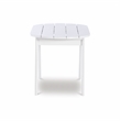 Linon Adirondack Sturdy Solid Acacia Wood Outdoor Coffee Table in White Stain