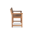 Linon Catalan Sturdy Acacia Solid Wood Outdoor Bench in Acorn Brown Stain