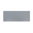 Linon Betty Large Wood Cabinet with 2 Glass Paneled Doors and 3 Shelves in Gray