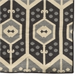 Linon Salonika Veria Reversible Woven Wool 5'x8' Rug in Gray