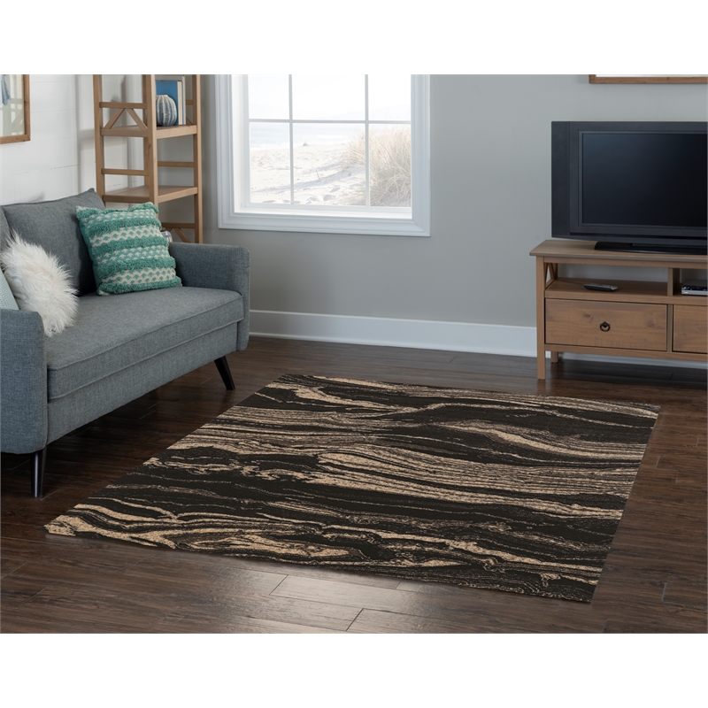 Linon Masters Silt Power Loomed Polypropylene 5'x7'6
