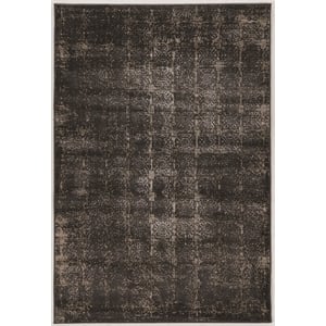 Linon Jewel Illusion Machine Made Polypropylene 8'x10'3&quot Rug in Navy