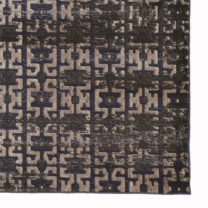 Linon Jewel Maze Machine Made Polypropylene 8'x10'3