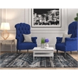 Linon Vintage Aztek Power Loomed Microfiber Polyester 8'x10' Rug in Gray