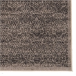 Linon Vintage Luster Power Loomed Microfiber Polyester 2'x10' Rug in Gray