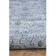 Linon Vintage Isfahan Power Loomed Microfiber Polyester 2'x3' Rug in Gray