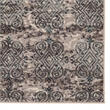 Linon Vintage Clara Power Loomed Microfiber Polyester 8'x10' Rug in Gray