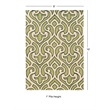 Linon Trio Marple Hand Tufted Polyester 8'x10' Rug in Ivory