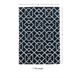 Linon Trio Marple Hand Tufted Polyester 8'x10' Rug in Ivory