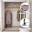 Linon Torino Metal and Fabric Folding Bed in Gray