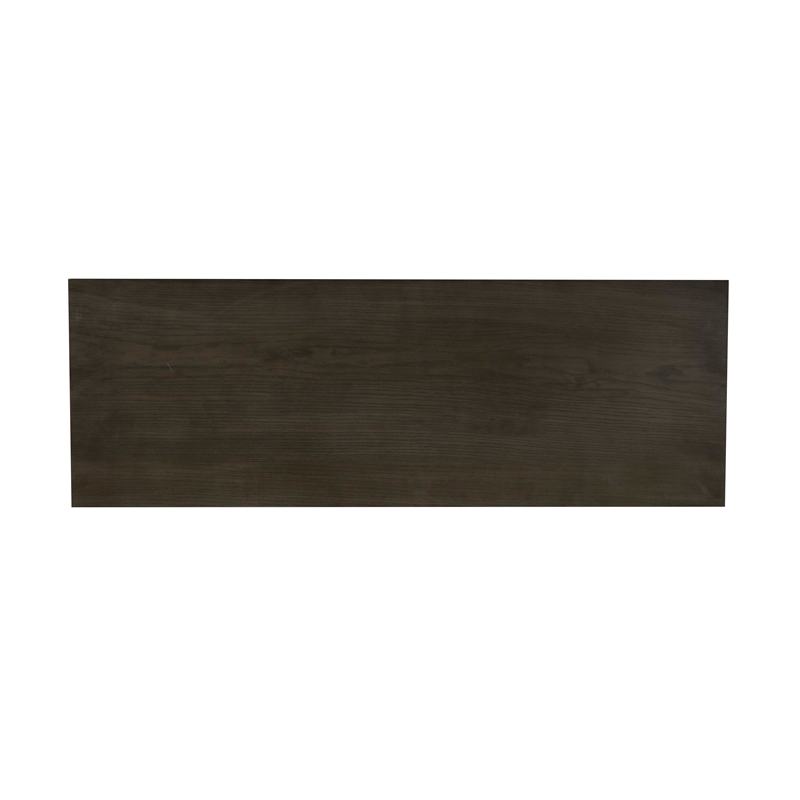 Linon Willow Wood 2 Tone Dining Bench in Distressed Teal Blue