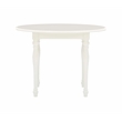 Linon Madi Youth Wood Table and Two Chair Set in Vanilla White