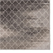 Linon Evolution Trellis Zigzag Power Loomed Polyester 8'R Rug in Gray