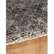 Linon Evolution Trellis Zigzag Power Loomed Polyester 8'R Rug in Gray