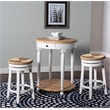 Linon Aspire Scallop Hand Tufted Wool 5'x8' Rug in Navy