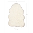 Linon Faux Lamb Skin Hand Tufted Polyester 3'6
