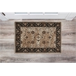 Linon Vintage Isfahan Power Loomed Microfiber Polyester 2'x3' Rug in Ivory