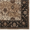 Linon Vintage Isfahan Power Loomed Microfiber Polyester 2'x3' Rug in Ivory