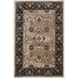Linon Vintage Isfahan Power Loomed Microfiber Polyester 2'x3' Rug in Ivory