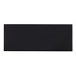 Linon Betty Large Wood Cabinet with 2 Glass Paneled Doors and 3 Shelves in Black
