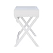 Linon Peggy Wood Two Drawer Writing Desk in White
