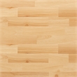 Linon Pennfield Kitchen Island Natural Top Ample Storage in Black Wood Base