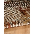Linon Emporium Fence Power Loomed Polypropylene 5'x8' Rug in Beige