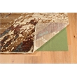 Linon Emporium Marble Power Loomed Polypropylene 3'x5' Rug in Blue