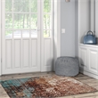 Linon Emporium Forest Power Loomed Polypropylene 3'x5' Rug in Beige