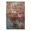 Linon Emporium Forest Power Loomed Polypropylene 3'x5' Rug in Beige