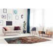 Linon Emporium Forest Power Loomed Polypropylene 8'x11' Rug in Beige
