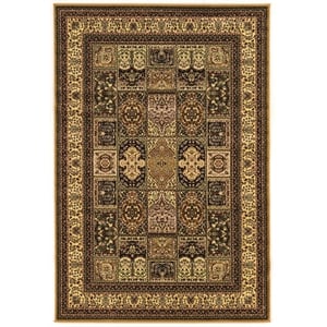 Linon McKinley Baktiyari Power Loomed Polypropylene 8' X 10' Rug in Cream