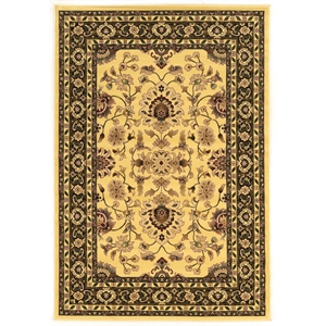 Linon McKinley Isphahan Power Loomed Polypropylene 9' X 12' Rug in Cream