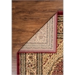Linon McKinley Mahi Tabriz Power Loomed Polypropylene 9' X 12' Rug in Red