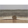 Linon Faux Hide Polyester Mix Cowhide Area Rug in Gray