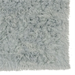 Linon New Flokati Hand Woven Wool 8'x10' Rug in Gray