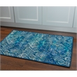Linon Emerald Duluth Woven Microfiber Polyester 2'2