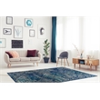 Linon Emerald Duluth Woven Microfiber Polyester 6'7