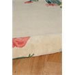 Linon Tripoli Rope Hand Tufted Polyester 5'x7' Rug in Ivory