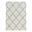 Linon Tripoli Rope Hand Tufted Polyester 5'x7' Rug in Ivory