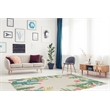 Linon Tripoli Saguaro Hand Tufted Polyester 8'x10' Rug in Ivory