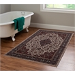 Linon Emerald Barton Woven Microfiber Polyester 3'3