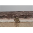 Linon Emerald Barton Woven Microfiber Polyester 5'x7' Rug in Cream